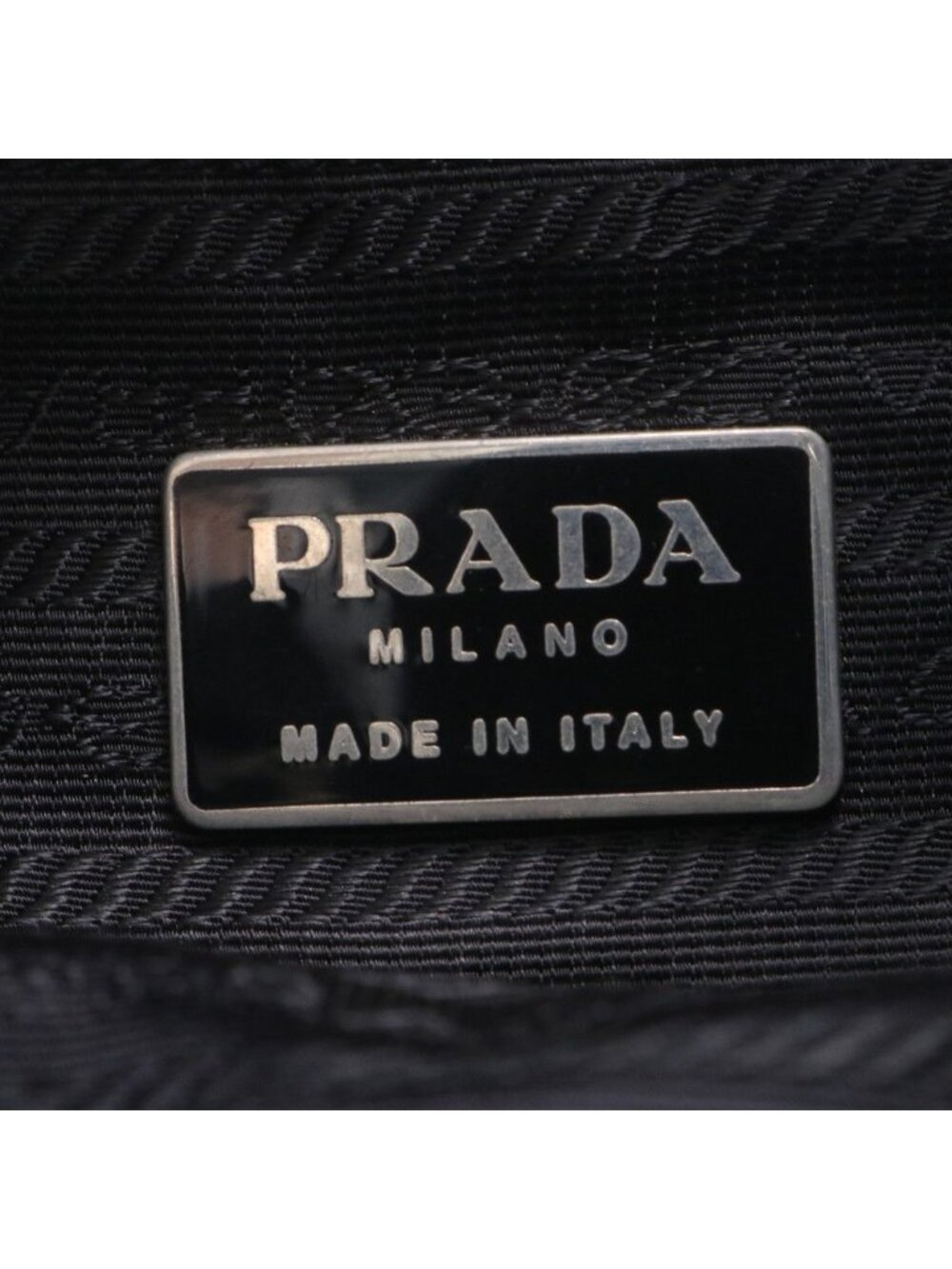 Prada Tessuto Nylon Triangle Logo Leather Backpack - Picture 13 of 13